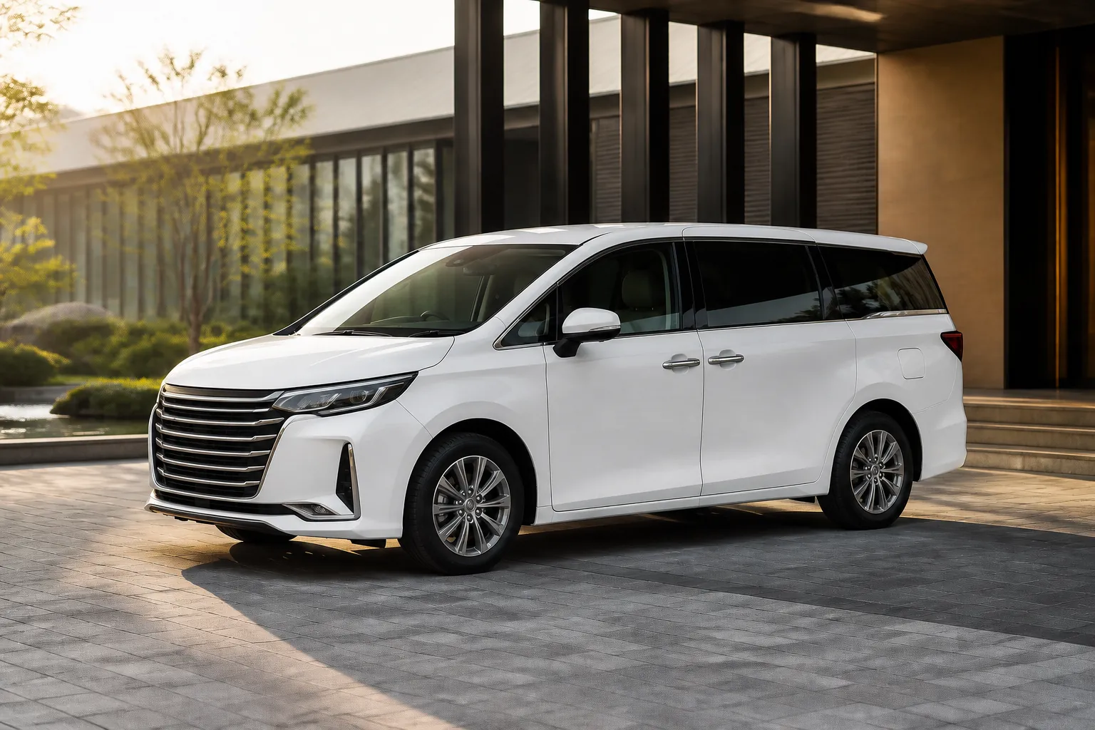 Seven-seat business MPV with driver for travel in China